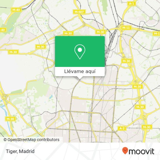 Mapa Tiger