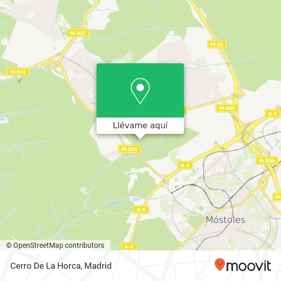 Mapa Cerro De La Horca