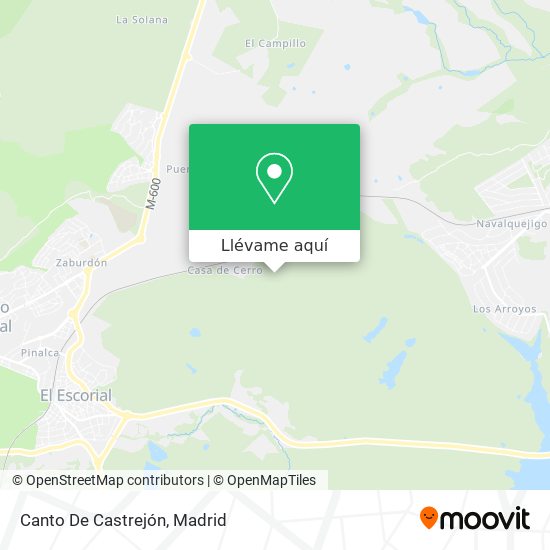 Mapa Canto De Castrejón