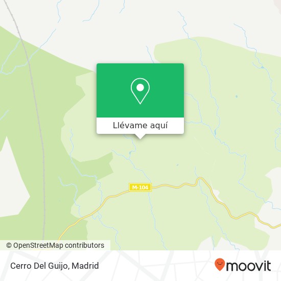 Mapa Cerro Del Guijo