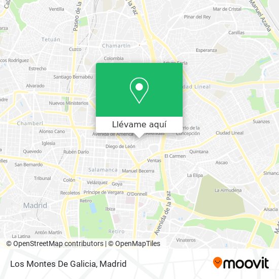 Mapa Los Montes De Galicia