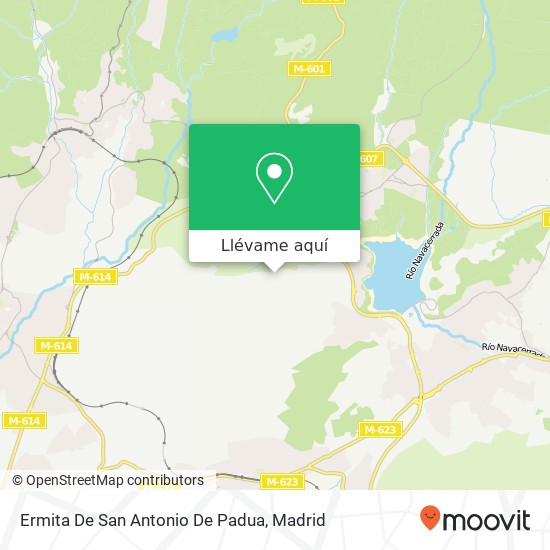 Mapa Ermita De San Antonio De Padua