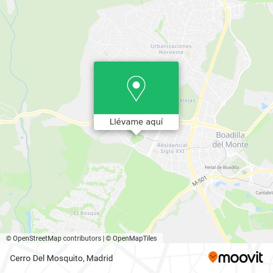 Mapa Cerro Del Mosquito