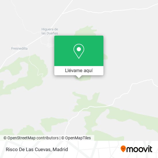 Mapa Risco De Las Cuevas