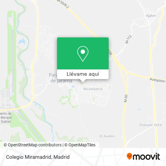 Mapa Colegio Miramadrid