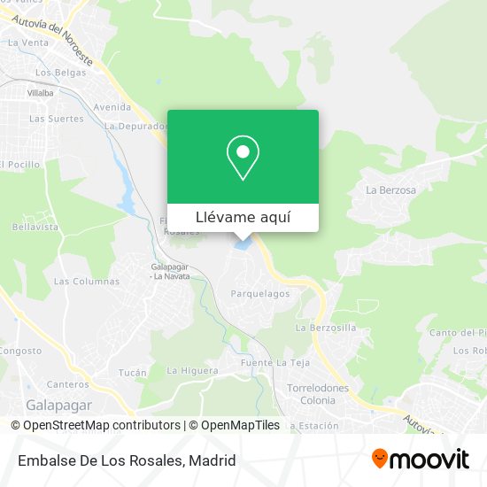 Mapa Embalse De Los Rosales