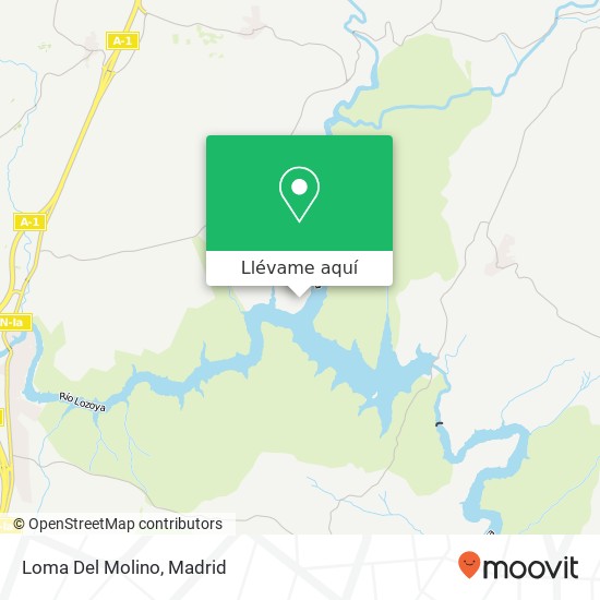 Mapa Loma Del Molino