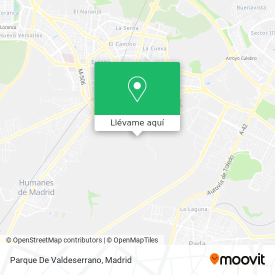 Mapa Parque De Valdeserrano
