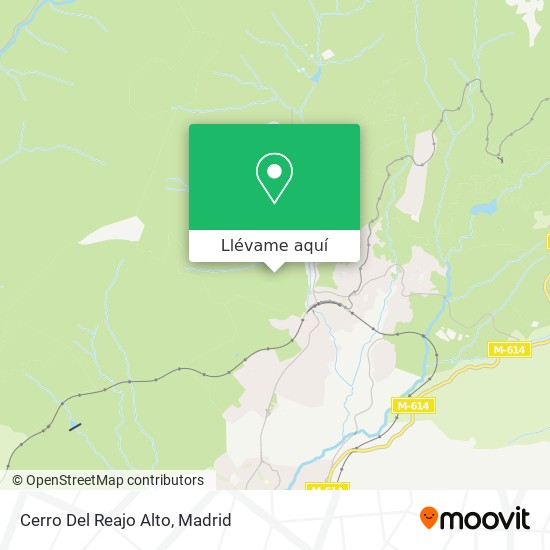 Mapa Cerro Del Reajo Alto