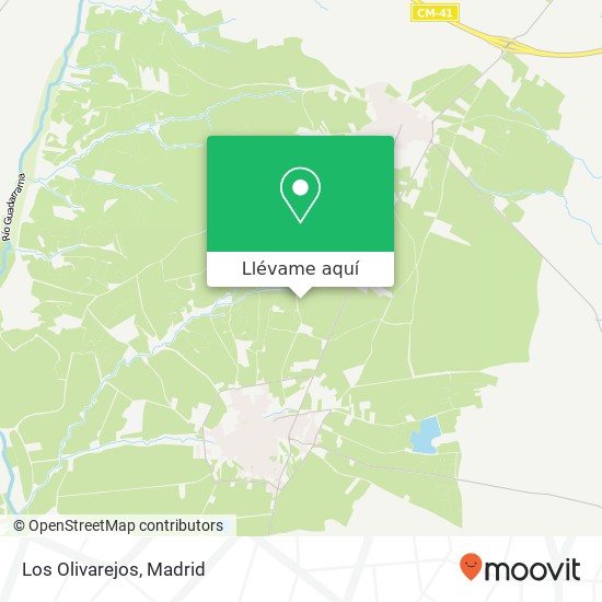 Mapa Los Olivarejos
