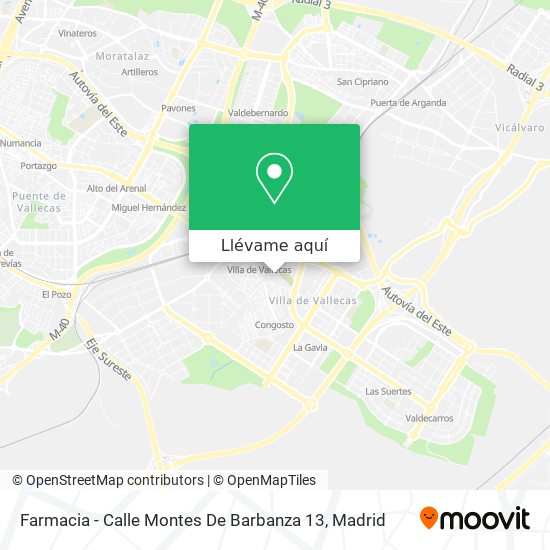 Mapa Farmacia - Calle Montes De Barbanza 13