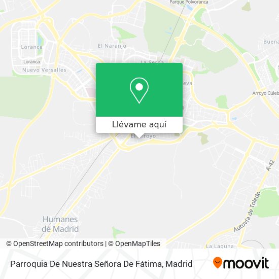 Mapa Parroquia De Nuestra Señora De Fátima