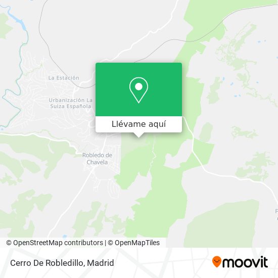 Mapa Cerro De Robledillo