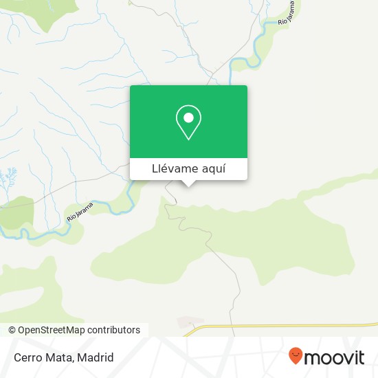 Mapa Cerro Mata