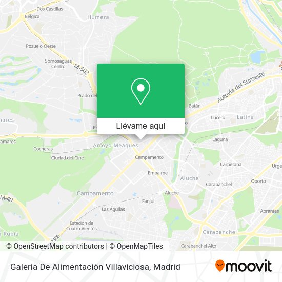 Mapa Galería De Alimentación Villaviciosa