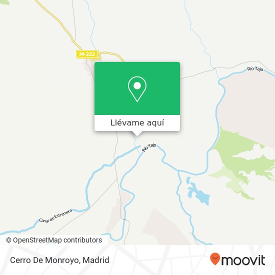 Mapa Cerro De Monroyo