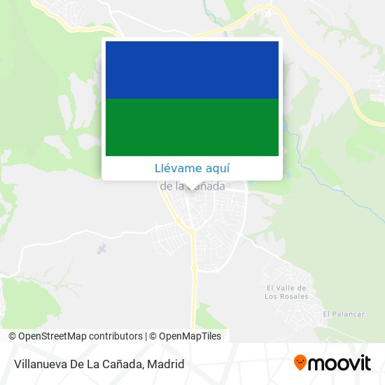Mapa Villanueva De La Cañada