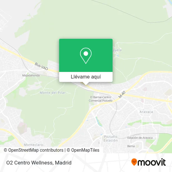Mapa O2 Centro Wellness