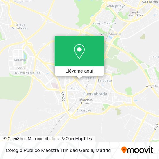 Mapa Colegio Público Maestra Trinidad García