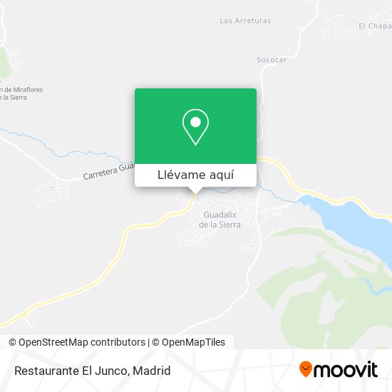 Mapa Restaurante El Junco