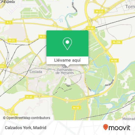 Mapa Calzados York