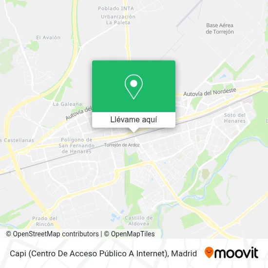 Capi Map ¿Cómo llegar a Capi (Centro De Acceso Público A Internet) en Área ...