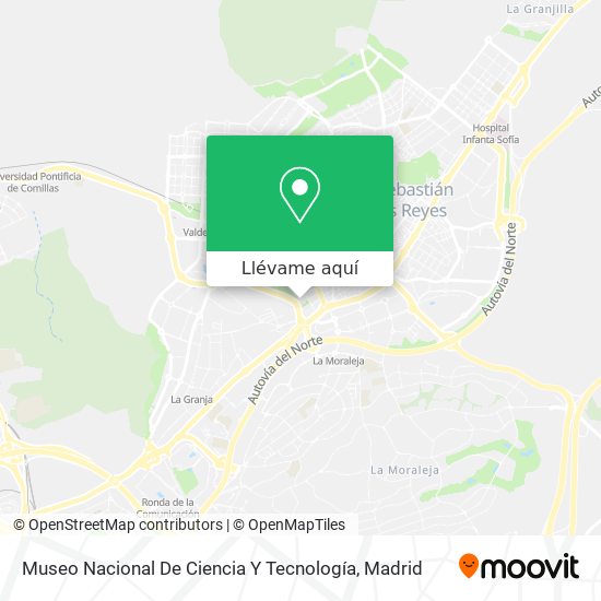 Mapa Museo Nacional De Ciencia Y Tecnología