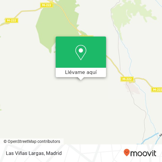 Mapa Las Viñas Largas