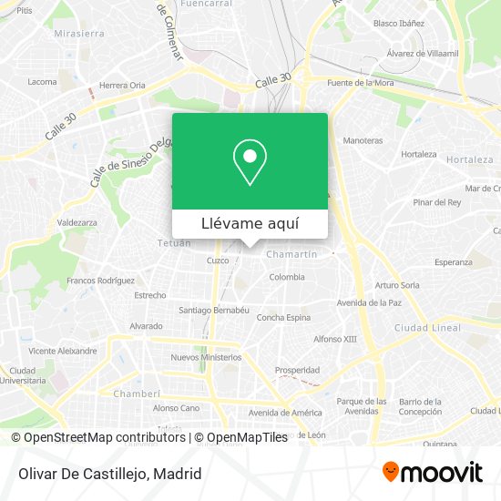 Mapa Olivar De Castillejo