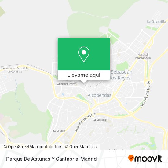 Mapa Parque De Asturias Y Cantabria