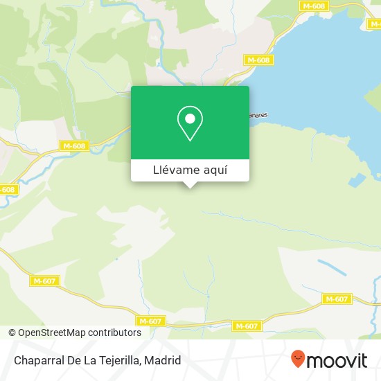 Mapa Chaparral De La Tejerilla