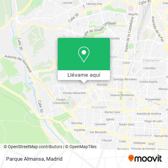Mapa Parque Almansa