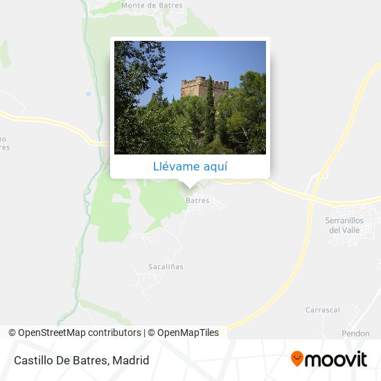 Mapa Castillo De Batres