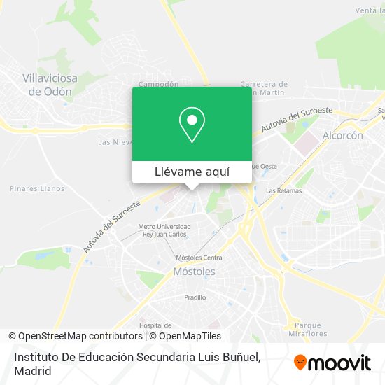 Mapa Instituto De Educación Secundaria Luis Buñuel