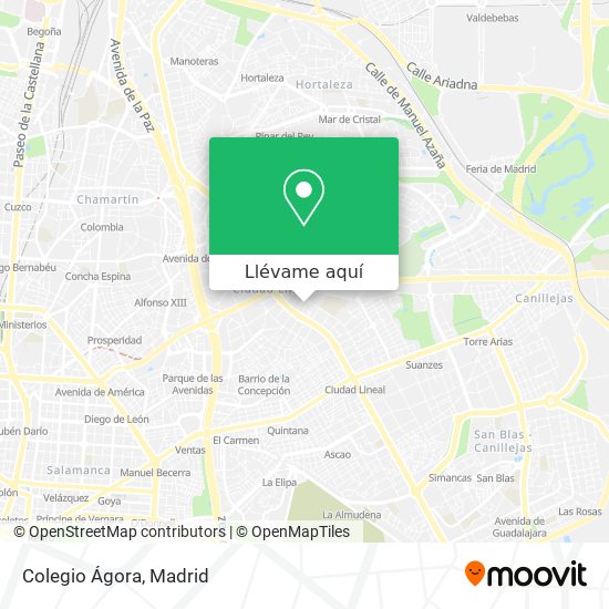 Mapa Colegio Ágora