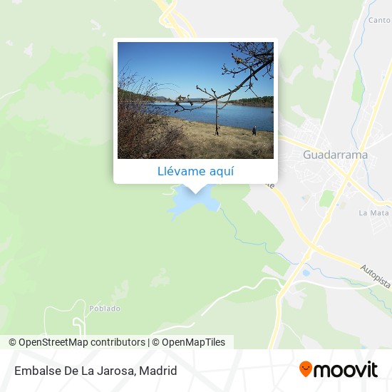 Mapa Embalse De La Jarosa