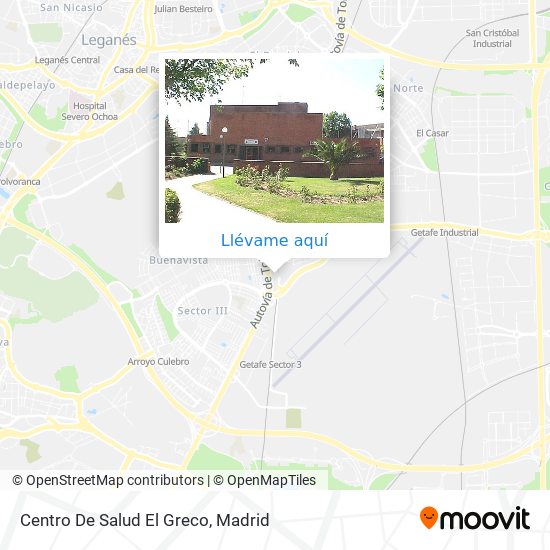 Mapa Centro De Salud El Greco