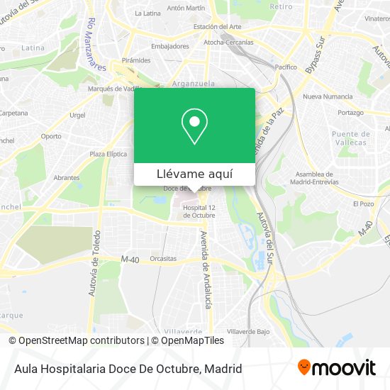 Mapa Aula Hospitalaria Doce De Octubre