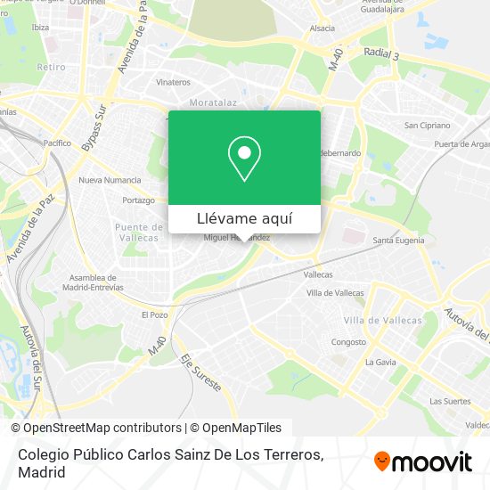 Mapa Colegio Público Carlos Sainz De Los Terreros