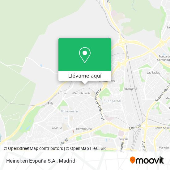 Mapa Heineken España S.A.