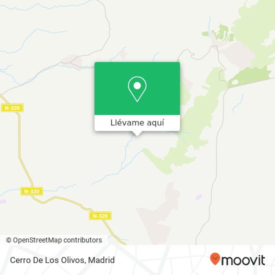 Mapa Cerro De Los Olivos