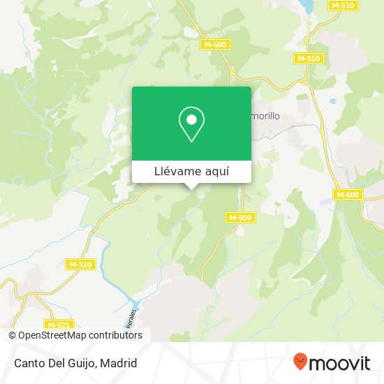 Mapa Canto Del Guijo