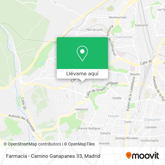 Mapa Farmacia - Camino Ganapanes 33