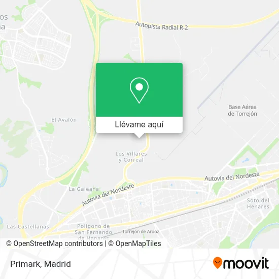 Mapa Primark