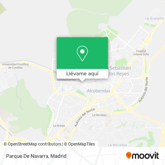 Mapa Parque De Navarra