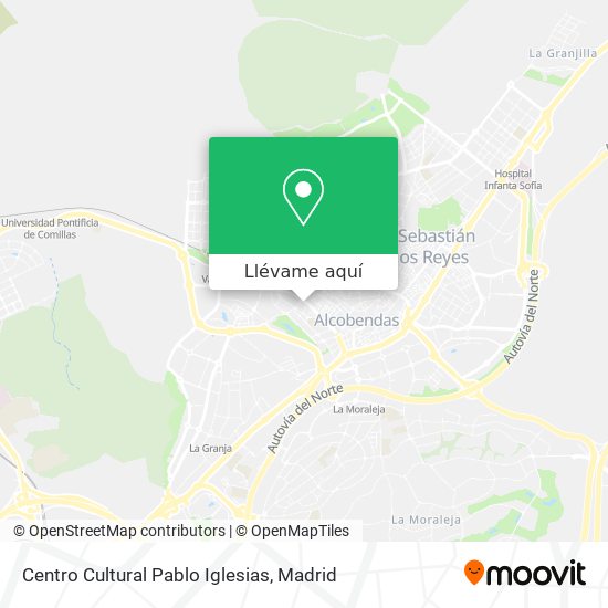 Mapa Centro Cultural Pablo Iglesias