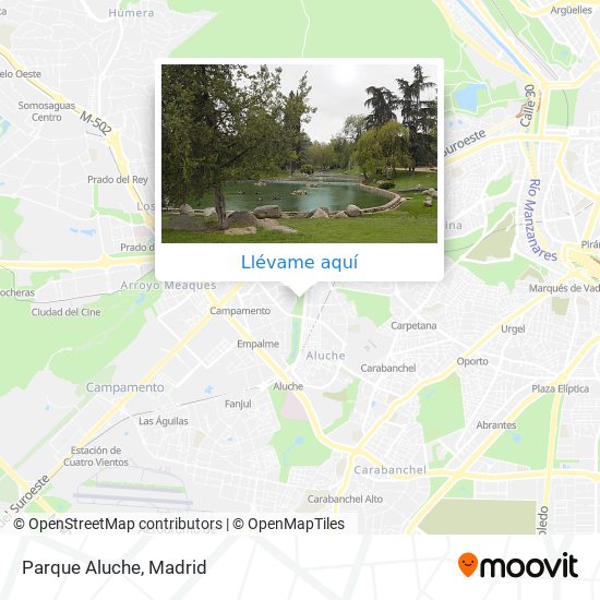 Mapa Parque Aluche