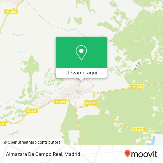Mapa Almazara De Campo Real