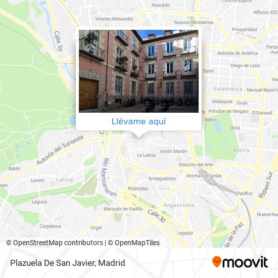 Mapa Plazuela De San Javier