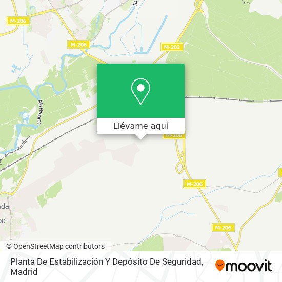Mapa Planta De Estabilización Y Depósito De Seguridad